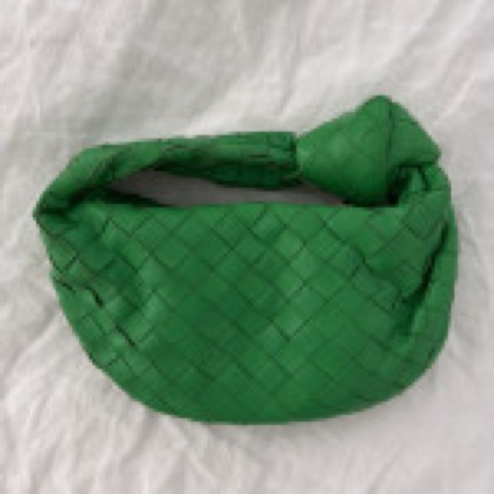 Bottega Veneta Green Woven Bag